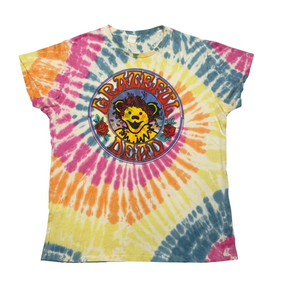 Madeworn Grateful Dead Bertha Bear Tie Dye T Shirt Men's Large Vintage USA
